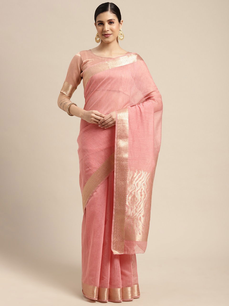 Sidnaz 8 New Exclusive Wear Linen Woven Designer Saree Collection